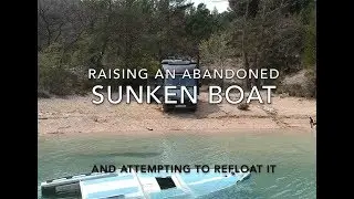 Trying to sail an abandoned sunken boat.