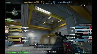 CSGO 3 kills on nuke for the 9th round win