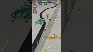 Dog saw the bone and was digging hole and the train is approaching fast | Centy train in the border