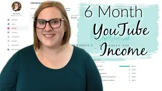 6 Month YouTube Income