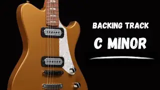 RnB Ballad Guitar Backing Track Jam in C Minor | 124 bpm