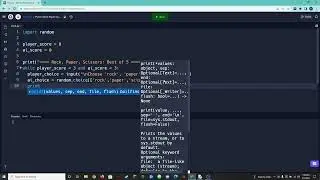 Python - Rock, Paper, Scissors (while loops and conditionals)