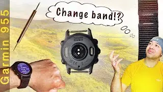 Garmin Forerunner | HOW TO change watch strap (22mm) | In Depth step by step  | Enduro Nylon band