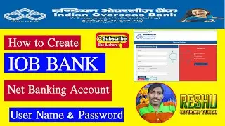 Indian Overseas Bank Internet Banking Registration in Telugu || IOB Net Banking Registration 2024