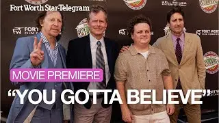 Red carpet event for 'You Gotta Believe' movie world premiere held in Sundance Square