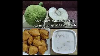 കടച്ചക്ക / ശീമച്ചക്ക കൊണ്ട് രണ്ട് എളുപ്പമുള്ള വിഭവങ്ങൾ | Easy and simple recipe with Kadachakka