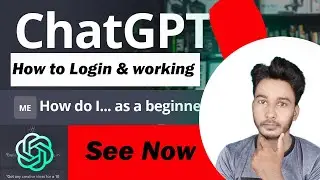 How to login and working on chat gpt