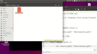 copying,moving,renaming files using terminal in linux
