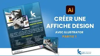 CREER UNE AFFICHE DESIGN SUR ILLUSTRATOR 2022 #PARTIE 1