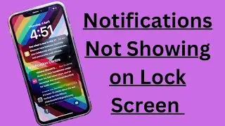 Notification not Showing on Lock Screen iPhone