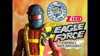 Fu-Reviews: Fresh Monkey Fiction ZICA Toys R.I.O.T. Vs. EAGLE FORCE Fireball 4” Figure