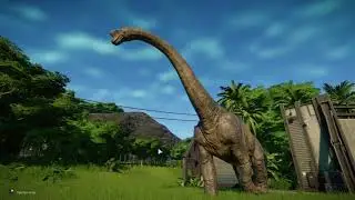 Jurassic World Evolution #19 Остров ИСЛА-ТАКАНЬО. ДИПЛОДОК и БРАХИОЗАВР в нашем парке.