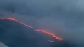 Пожар на военных складах в Рязанской области
