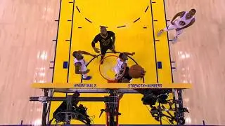 LeBron James Alley Oop To Tristan Thompson Cavs vs Warriors NBA Finals 6-12-17