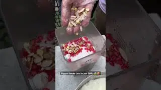 इतनी बड़ी लस्सी पी है अपने खभी?😱🥵Jumbo Lassi #shorts #viralfood
