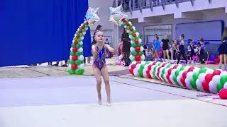 Фестиваль "Зимняя сказка" 21.12.2019, Полина Третьякова 2013 г.р. художественная гимнастика