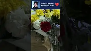 Visité a la tumba de Gustavo Cerati en Buenos Aires - Cementerio Chacarita #shorts