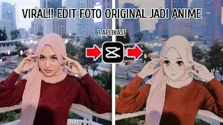 Virall !! Tutorial Edit Foto Jadi Anime Di Android