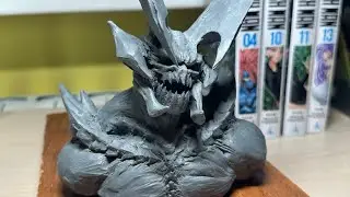 Garou monster form sculpting process