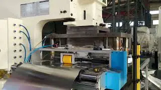 Aluminum foil container making machine line