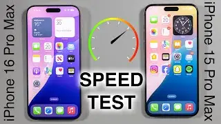 iPhone 16 Pro Max vs iPhone 15 Pro Max SPEED TEST!