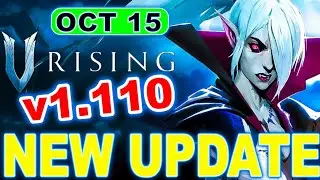 V Rising Update 1.110 Patch – Massive Balance Overhaul & Hidden Meta Shifts You Need to Know!