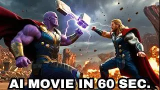 I created Avengers 3D animated video in 60 sec | 3D animated AI stories | text to video generator