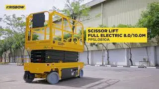 KRISBOW SCISSOR LIFT FULL ELECTRIC 8.0/10.0M PPSL0810A