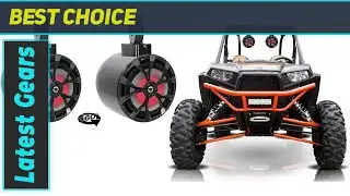 Rockville MAC80B 8" LED Tower Speakers: Elevate Your ATV/UTV Audio Experience!