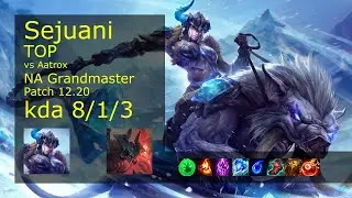 Rank 3 NA Sejuani Top: Sejuani vs Aatrox