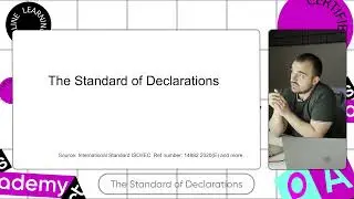 The Standard of Declarations - Ashot Petrosyan | Talks at Picsart Academy