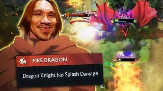 How Topson plays 7.37 DRAGONKNIGHT MID...🔥❄️