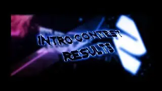My 600 subscriber intro contest results