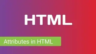 Attributes in HTML | HTML Elements with Attributes | How to add data to your HTML Code?