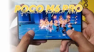 Xiaomi Poco M6 Pro Mediatek Helio G99 Ultra Genshin Impact Test 2024.