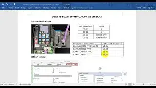 Delta AS-FECAT control C2000plus via EtherCAT