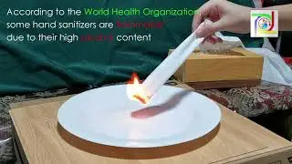 Be careful in using highly flammable ALCOHOL