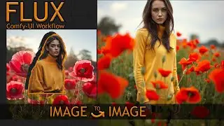 ComfyUI FLUX IMAGE TO IMAGE COMPOSITE FLORENCE 2 WORKFLOW  
