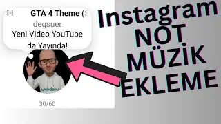 Instagram Not ve Müzik Ekleme Nasıl Yapılır?