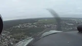 Заход и посадка-взлет на полосу 26 в Быдгоще (Польша) / Bydgoszcz (EPBY) Touch and Go