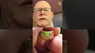 Australian Opal On Fire -  5 #shorts #opal