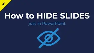 How to HIDE SLIDES in PowerPoint?