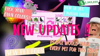 NEW ADOPT ME UPDATE + SECERTS ( must watch till end)