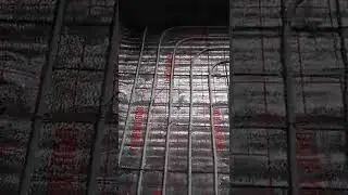 разводка тёплый пол на сетке