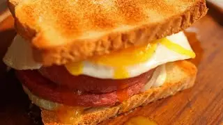 Sandwich de Mortadela a la parrilla 🍗🥪 #sandwich #mortadela #parrilla #tutorial #vlog #fyp #shorts