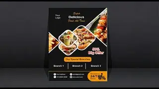 How to Create a Flyer in CorelDraw | Flyer in CorelDraw  @GrafixTechnology ​
