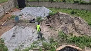 Building 🏫 in Ghana! First Floor Update. Preparing to Blocks up Guys!