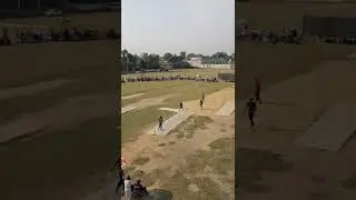 One over cricket challenge in tape ball
