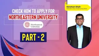 How to apply in Northeastern University Online by yourself | Part-2 |  #studyabroad #applyonline