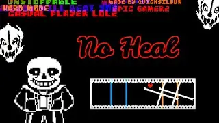 No Heal phase 1 Hardmode Sans fight by Quicksilvur (No Easy mode)